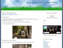 Tablet Screenshot of bluejeansandcottontees.com